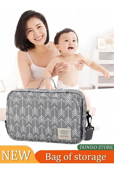 Generic Diaper Tote, Stroller Storage Bag, Storage For Wipes, Toys, Outdoor Diaper Bag