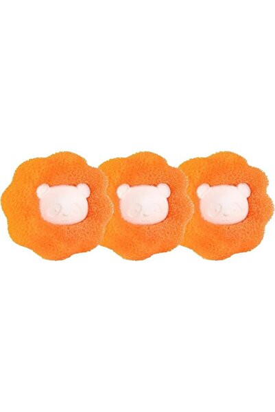 Choice5 58x58x5mm Orange-3PC 1-5pcs Pet Hair Remover Reusable Ball Laundry Wa...