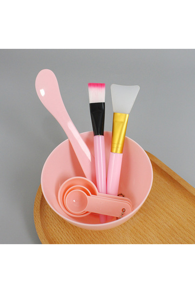 Choice1 مجموعة وعاء خلط أقنعة الوجه الوردي، مجموعة أدوات خلط أقنعة الوجه 7 في...