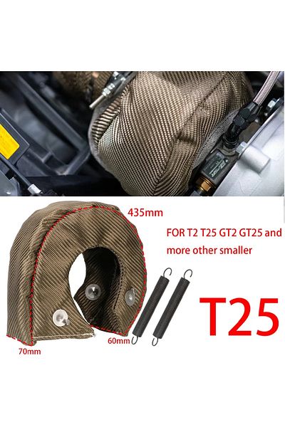 Choice T25 Glasvezel Turbo Hitteschild الشاحن التربيني Deken Cover T2 T25 T28 T3 T4 T6 Meest Turbine ارتفاع درجة الحرارة