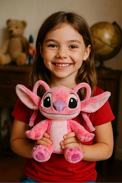 TOYFEST لعبة Angel Core Stitch من القطيفة الناعمة - 25 سم