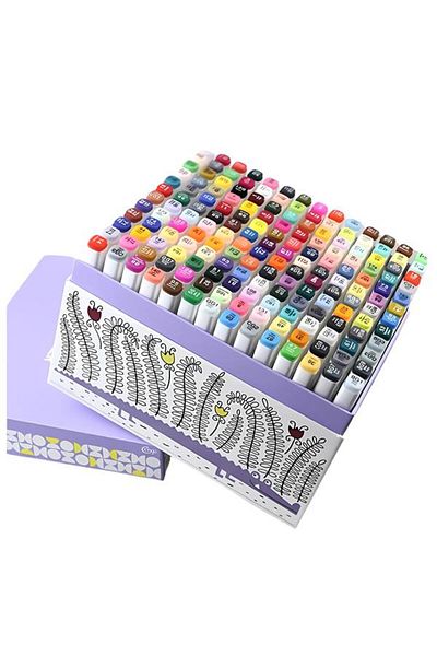 Cengo Twin Marker Double Tip Pen 168 Colors Cgo137