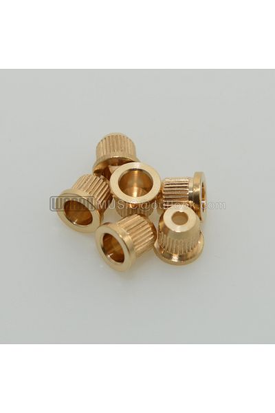 Choice Brass A Set 6pcs/set Brass Through Body String Ferrules String Bushings For Electric Guitar Tele/tel