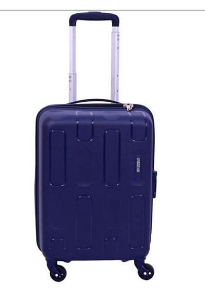 American Tourister ELLIPSO 55cm Hard Shell Luggage – Navy with TSA Lock