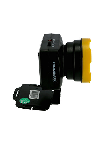 Olsenmark Rechargeable Led Headlamp – 9000mah Battery, Adjustable Strap, Hands-free Torch, 4 Light Modes