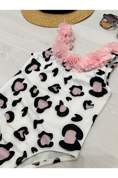 Pukka Boz Aras&Wind Leopard Floral Baby And Kids Swimsuit