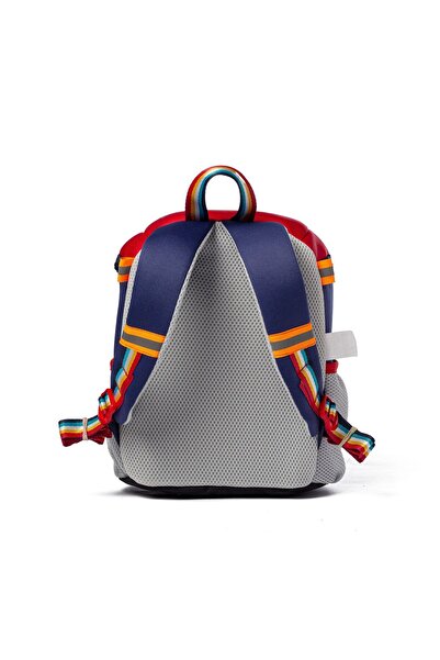 nioni Children's Backpack with Dinosaur Figure / Red