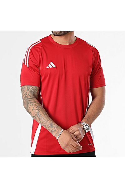 adidas Tiro24 Jsy Men's Red T-Shirt IS1016