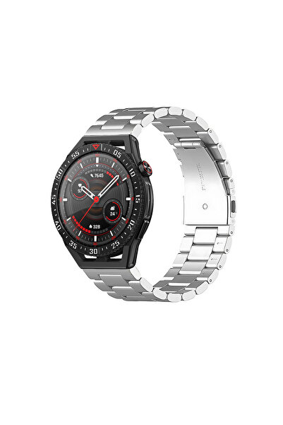 Tagomoon Huawei Watch Gt3 Se Uyumlu Kordon Klasik Baklava Model Paslanmaz Çel...