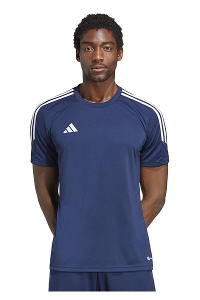 adidas Ανδρικό αθλητικό μπλουζάκι Casual Navy Blue