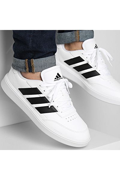 adidas Courtblock Daily Walking Shoes Sneaker White