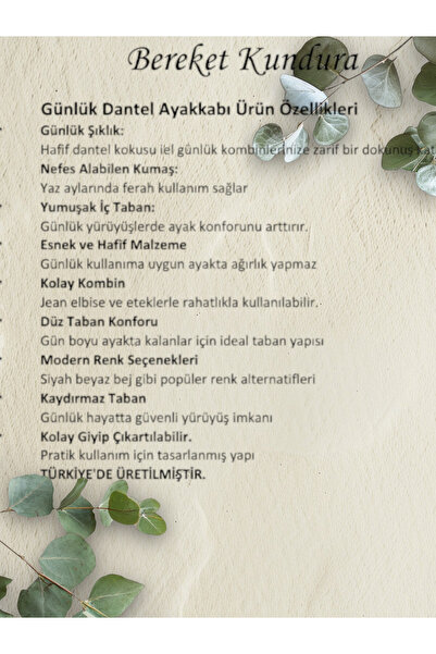 Crash Kadın Günlük Yazlık Babet Dantel Bej Espadril