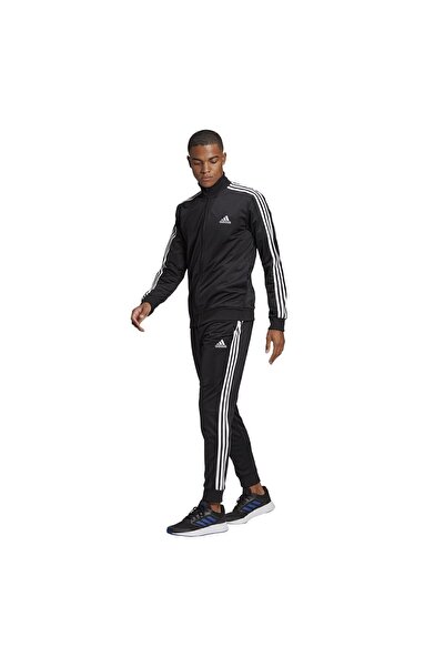 adidas Gk9651-e M 3s Tr Tt Ts Men's Tracksuit Set Black