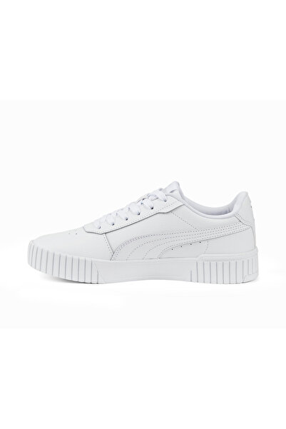Puma Carina Γυναικεία Casual Παπούτσια Λευκά