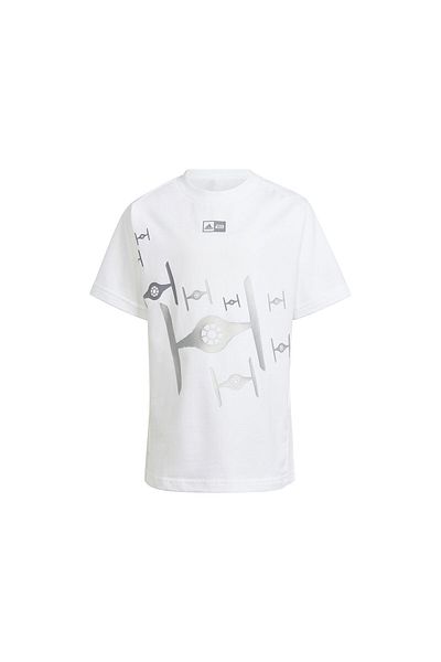adidas Lk Sw Zne T Παιδικό Casual T-Shirt IS4556 Λευκό