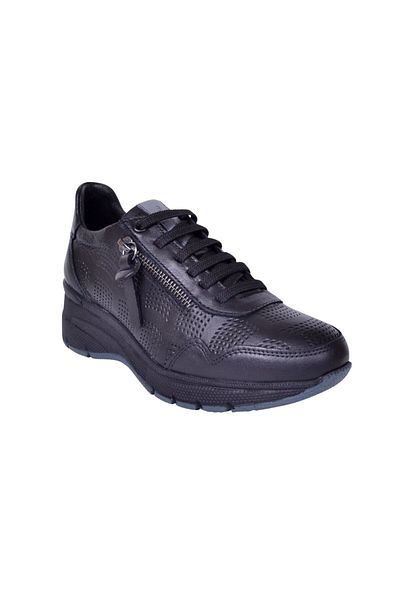 Mammamia D24YA-3680 Pantofi casual din piele pentru femei negri