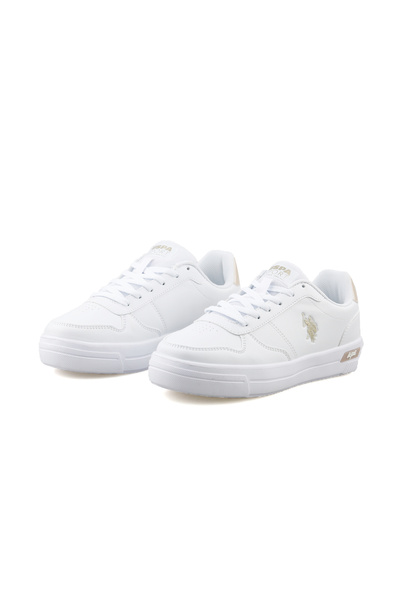 U.S. Polo Assn. يو اس بولو اسن. 4M Ellis 4Fx - حذاء كاجوال أبيض نسائي 101501740