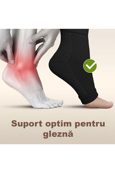 zenifique Set of 2 Zenifique Compression Socks, Compression Stockings, 8-15 Mmhg, Black, Size L-Xl