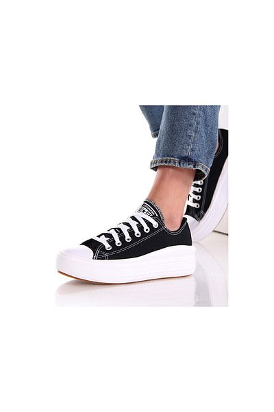 converse Ctas Move Ox Women's Casual Platform Shoes Sneaker Black