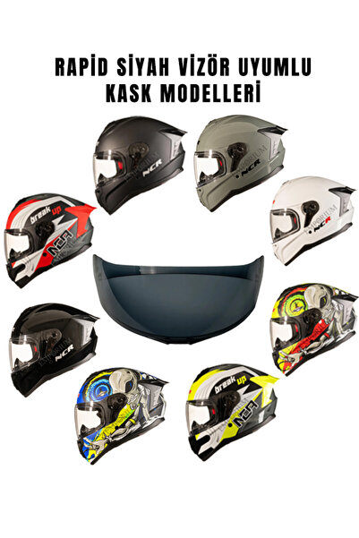 NCR Rapid Siyah Vizör Camı