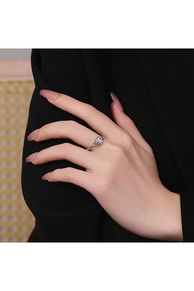 delis Inel Argint 925, Jw1379, Model Elegant Cu Pietre, Placat Cu Rodiu