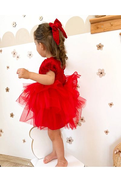 aysskids Nell Girl Copii Pufos Printesa Tutu Nunta Ziua Nașterii Rochie de ocazie specială