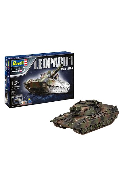 REVELL Military Leopard 1 Gift Set - A1a1-a1a4 05656 Model
