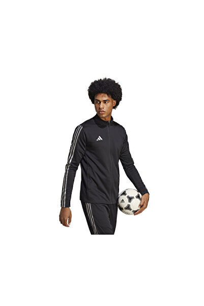 adidas Jachetă casual pentru bărbați, neagră