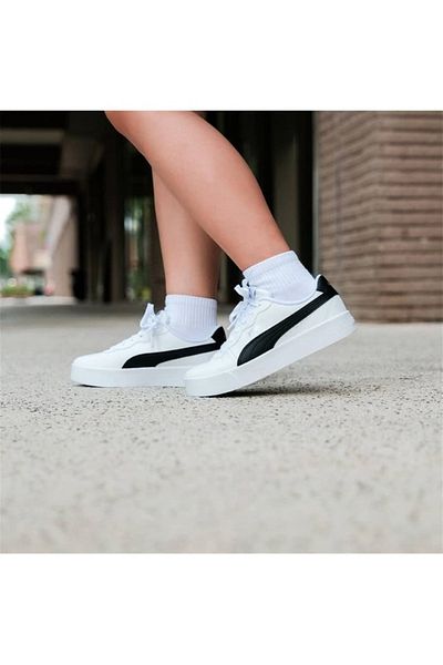 Puma Pantofi de sport alb pentru plimbare zilnică confortabili de damă