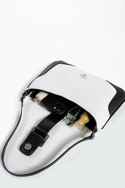 NBİBAGS geantă de mână și de umăr cu beget cusut retro high-end