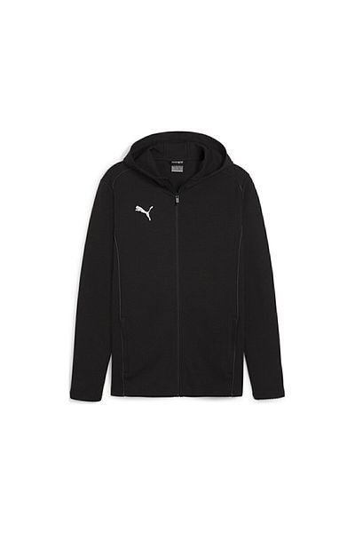 Puma Ανδρικό ποδοσφαιρικό μπουφάν Teamfinal Casuals με κουκούλα 65852803   Μαύρο