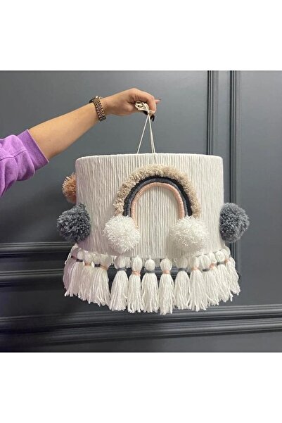 Tasarı Sanatı Bebek / Çocuk Odası %100 El Işçiliği Makrome Gökkuşaklı Bebek V...