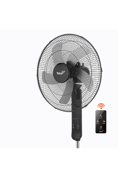 Teba 18 Inch Uzaktan Kumandalı Zaman Ayarlı Salınımlı Ayaklı Vantilatör