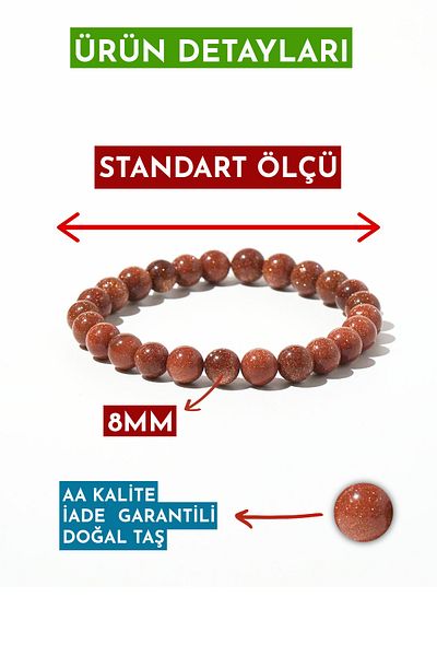 Orenda Design Star Stone Natural Stone Bracelet (Stone of Light and Hope) 1St Quality Natural Stone
