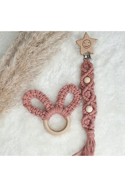 Tasarı Sanatı Çocuk/bebek Özel Tasarım %100 Doğal Pamuk Ip Tavşan Kulak Dişli...