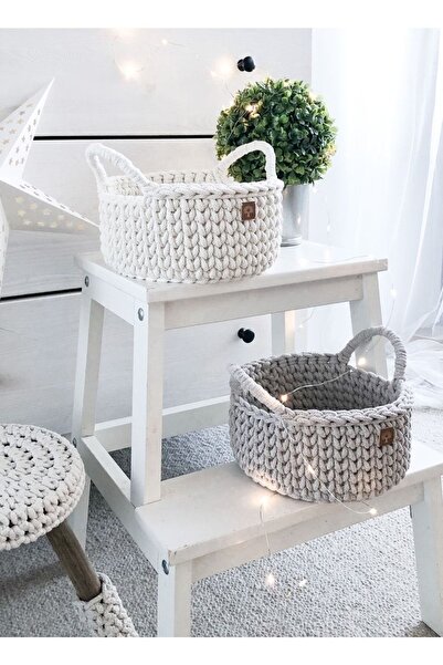 Tasarı Sanatı Декор для дому Спеціальний дизайн Дерев'яна основа Багатофункціональний декоративний кошик-ящик - Кошик для білизни 2 кошики