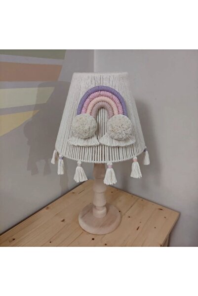 Tasarı Sanatı Bebek/Çocuk Odası Özel Tasarım Kız-Erkek Odası Makrome Abajur (...