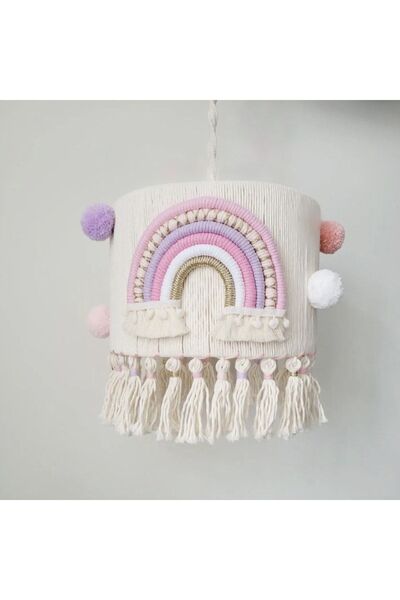 Tasarı Sanatı Bebek / Çocuk Odası Kız-erkek Bebek Makrome Gökkuşaklı Bebek Ve...