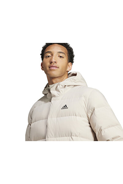 adidas Helionic Ho Jkt Erkek Günlük Mont HY3934 Krem