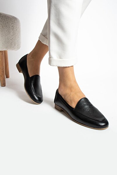 FOLLİNİ Balerini negri din piele naturală pentru femei