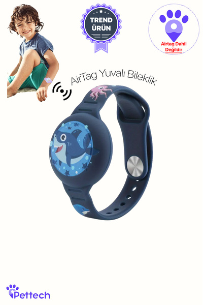 Genel Markalar Airtag Uyumlu Çocuk Takip Bilekliği