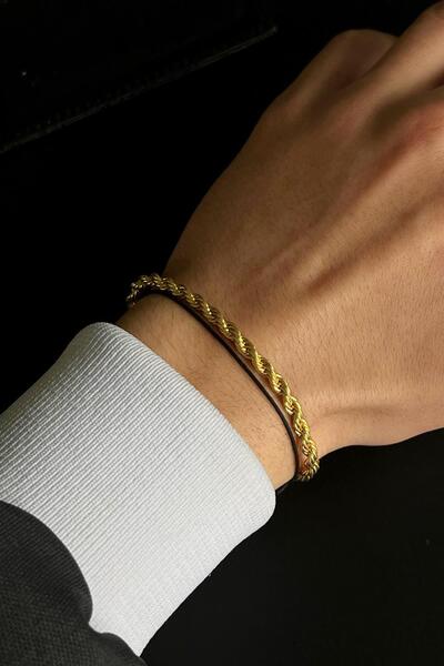 Flaw Wear Bract Chain Altın Sarısı Bileklik