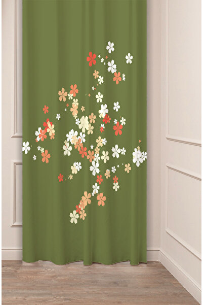 GREENDECOR Bohemian Flowers Daisy Antique Patterned Special Design Digital Pr...