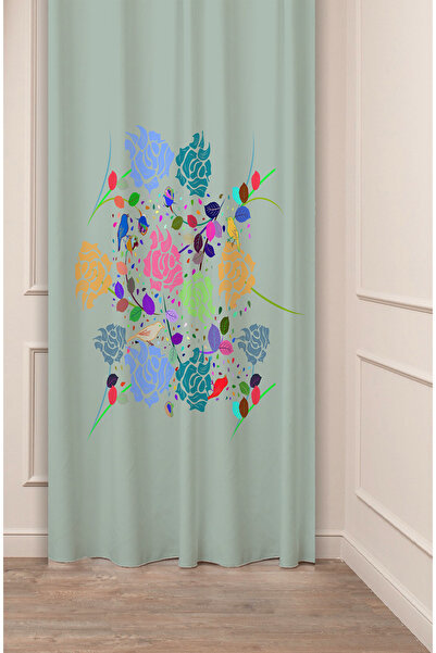 GREENDECOR الزهور البوهيمية ديزي العتيقة منقوشة تصميم خاص مطبوعة رقمية (جناح ...