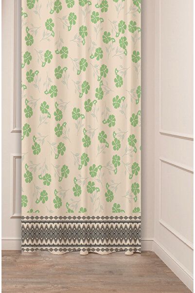 GREENDECOR Flower of Luck Antique Ethnic Patterned Special Design Digital Pri...