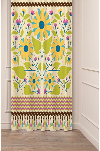 GREENDECOR الزهور القديمة القرية العتيقة نمط العرقية تصميم مخصص الطباعة الرقم...