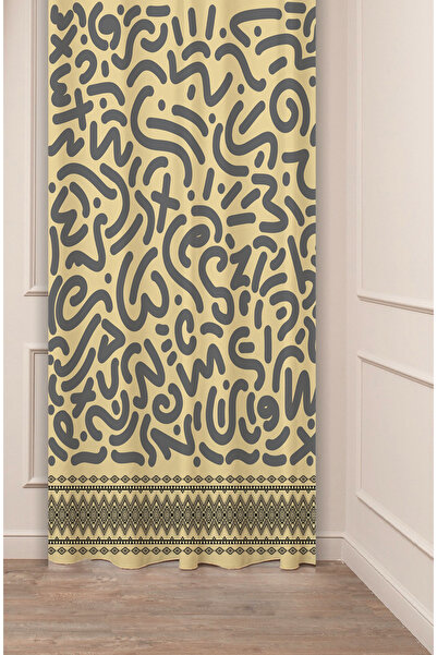 GREENDECOR ماندالا بوهيميا خط هندسي عرقي نمط عتيق تصميم خاص مطبوع رقميًا (جنا...