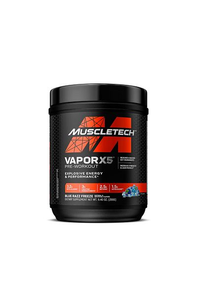 MUSCLETECH Blue Razz Freeze Preworkout - 266 Gr