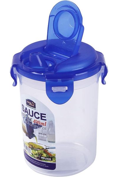 locknlock 490ml Sauce Bottle HPL936 – Durable, BPA-Free Condiment Container, Dishwasher Safe