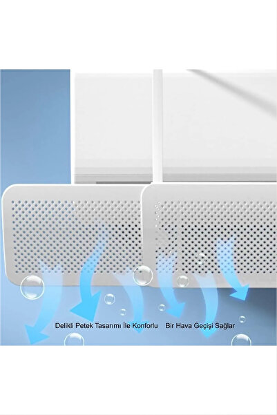 ALSHOP A Kalite Sök Tak Taşınabilir Klima Aparatı Ayarlanabilir Split Tipi Hava Yönlendirici Siperliği